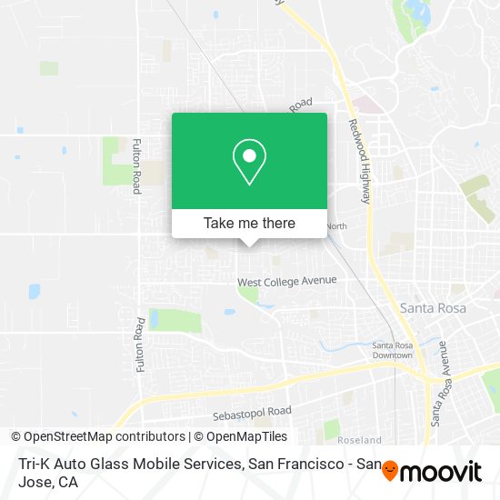 Tri-K Auto Glass Mobile Services map