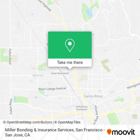 Miller Bonding & Insurance Services map