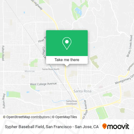 Sypher Baseball Field map