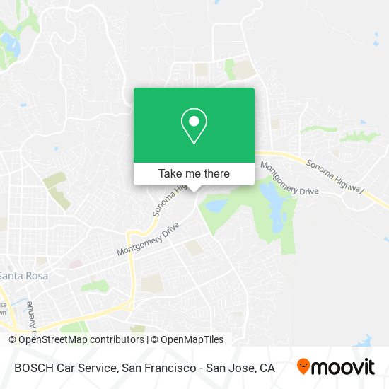 BOSCH Car Service map