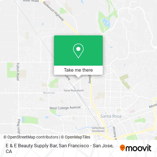 E & E Beauty Supply Bar map