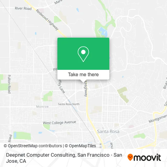Mapa de Deepnet Computer Consulting
