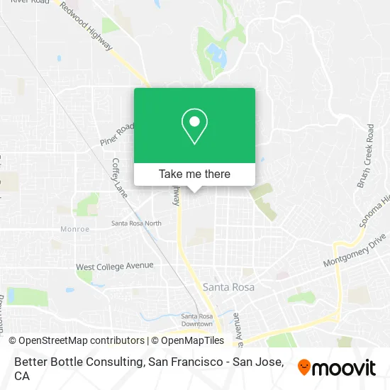 Better Bottle Consulting map