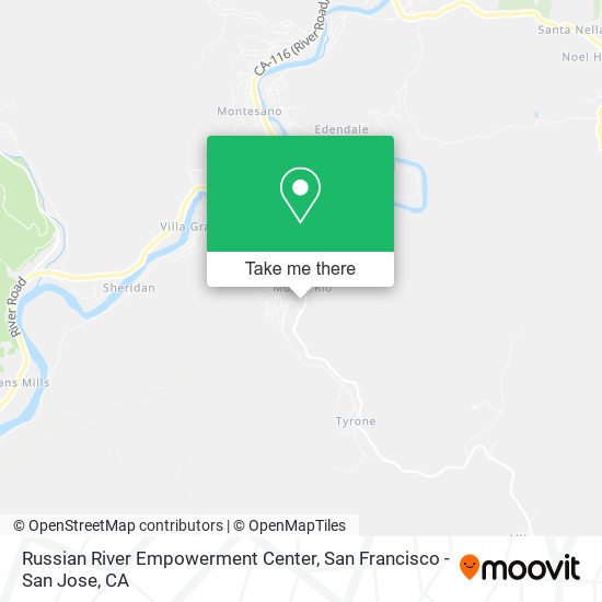 Mapa de Russian River Empowerment Center