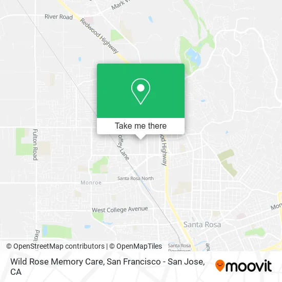 Mapa de Wild Rose Memory Care