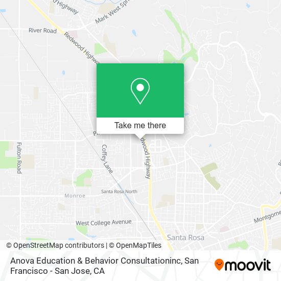 Anova Education & Behavior Consultationinc map