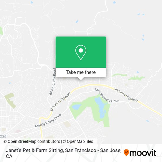 Janet's Pet & Farm Sitting map