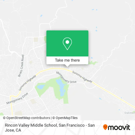Rincon Valley Middle School map