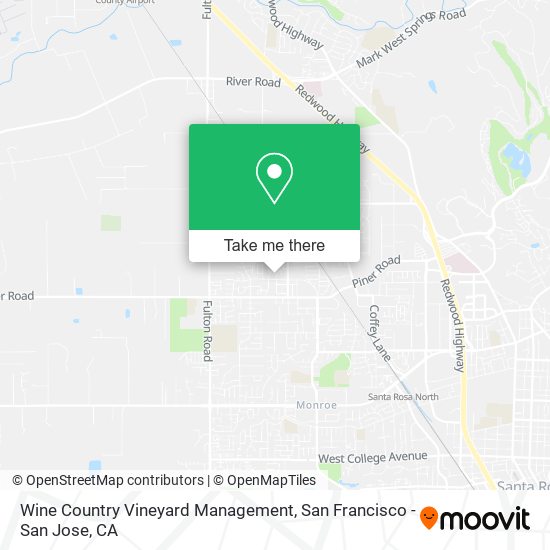 Wine Country Vineyard Management map