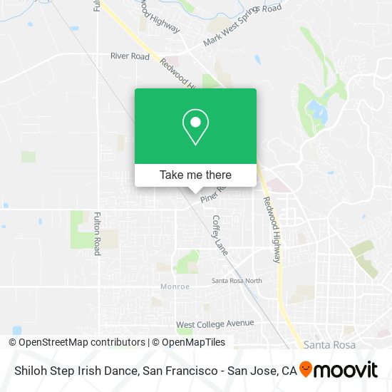 Shiloh Step Irish Dance map