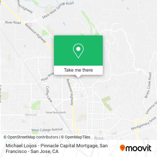 Michael Loijos - Pinnacle Capital Mortgage map