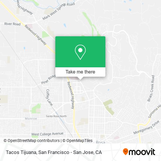 Tacos Tijuana map