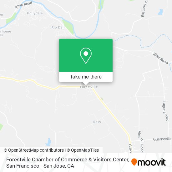 Mapa de Forestville Chamber of Commerce & Visitors Center