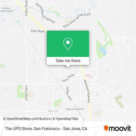 Mapa de The UPS Store