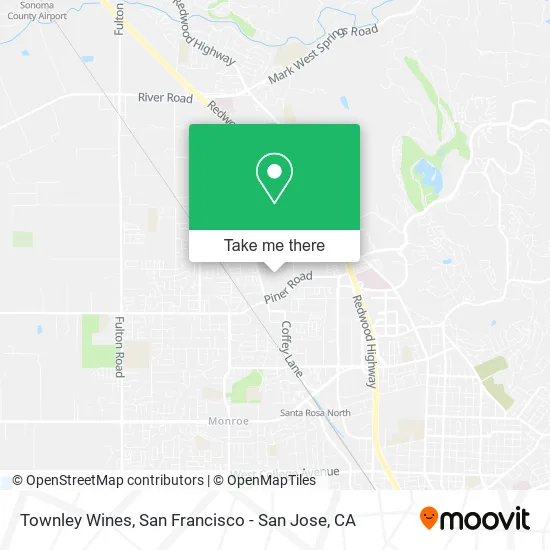 Mapa de Townley Wines