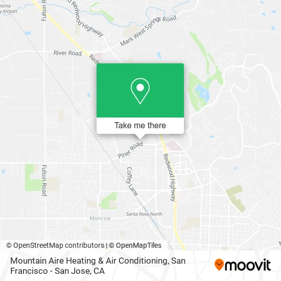 Mountain Aire Heating & Air Conditioning map