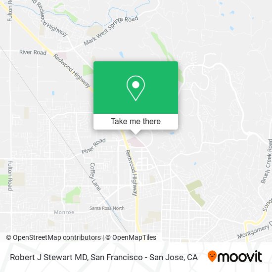 Robert J Stewart MD map