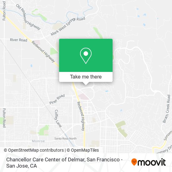 Chancellor Care Center of Delmar map