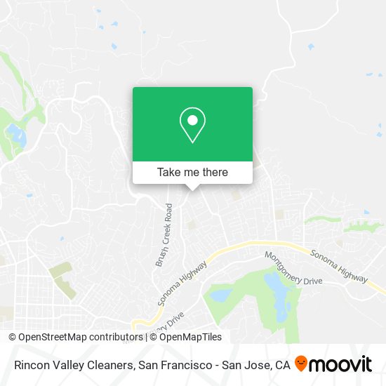 Rincon Valley Cleaners map