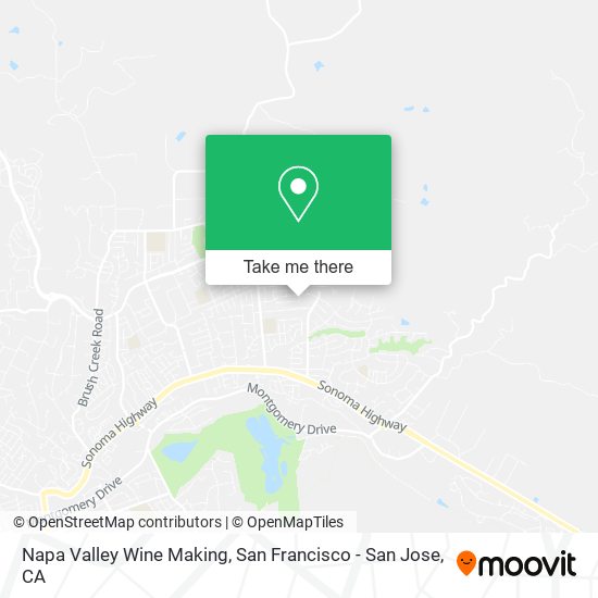 Mapa de Napa Valley Wine Making