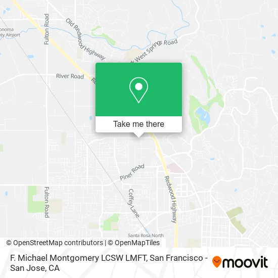 F. Michael Montgomery LCSW LMFT map