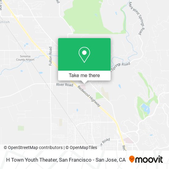 H Town Youth Theater map