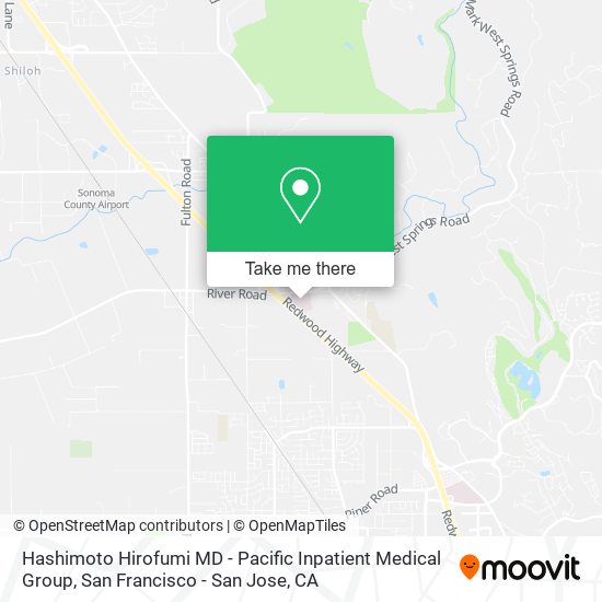 Hashimoto Hirofumi MD - Pacific Inpatient Medical Group map