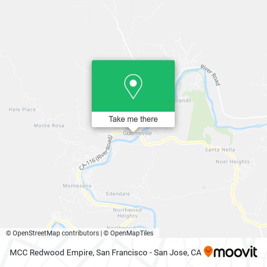MCC Redwood Empire map