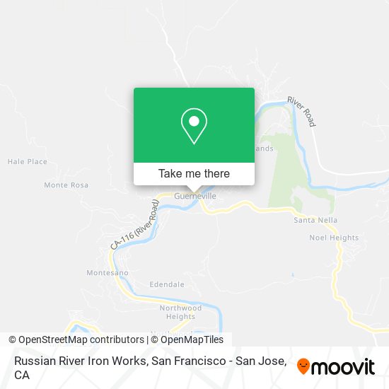 Mapa de Russian River Iron Works