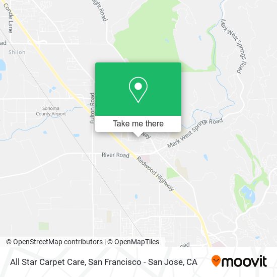 All Star Carpet Care map