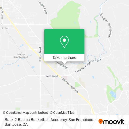 Mapa de Back 2 Basics Basketball Academy