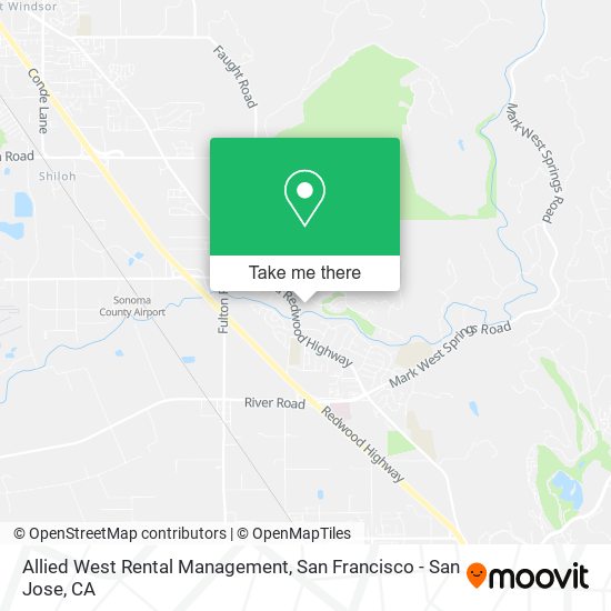 Mapa de Allied West Rental Management