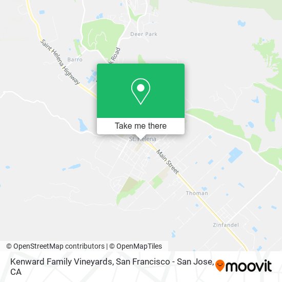 Mapa de Kenward Family Vineyards