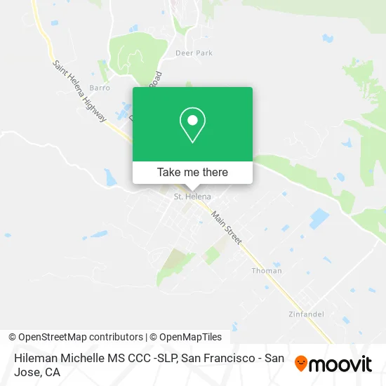 Hileman Michelle MS CCC -SLP map