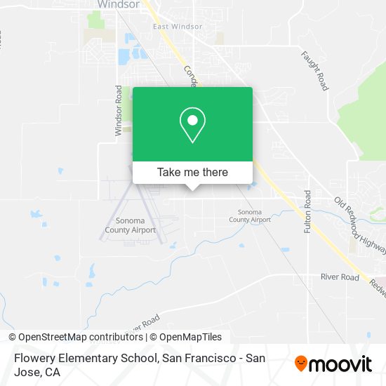 Flowery Elementary School map