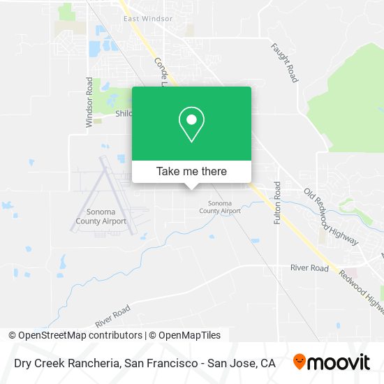 Dry Creek Rancheria map