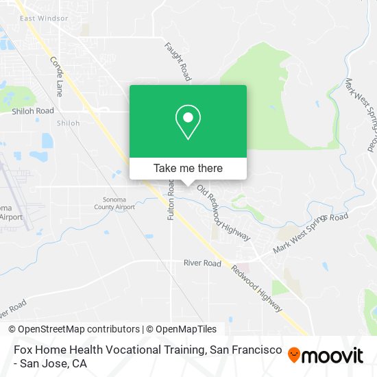 Mapa de Fox Home Health Vocational Training