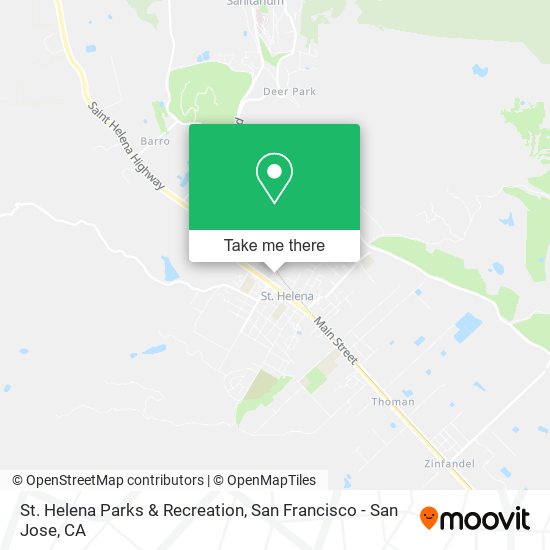 Mapa de St. Helena Parks & Recreation