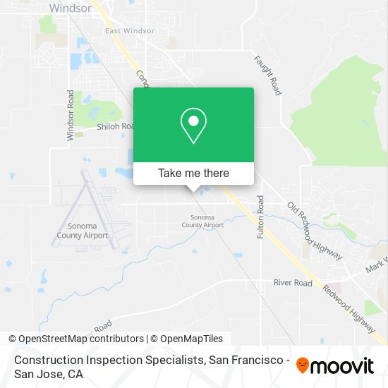Construction Inspection Specialists map