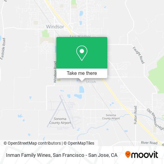 Inman Family Wines map