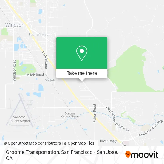 Groome Transportation map