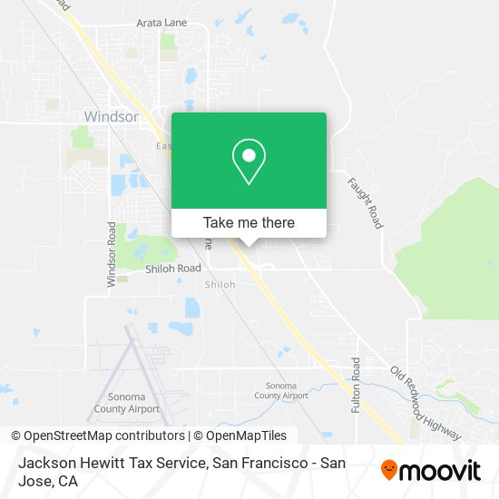 Jackson Hewitt Tax Service map