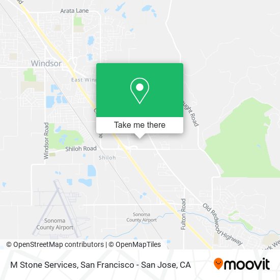 M Stone Services map