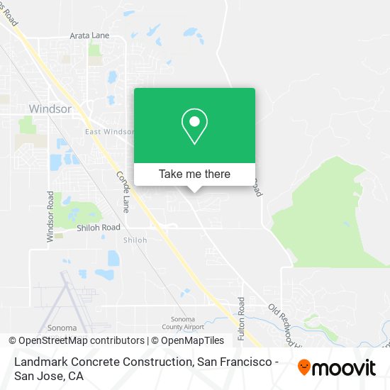Mapa de Landmark Concrete Construction