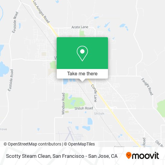 Mapa de Scotty Steam Clean