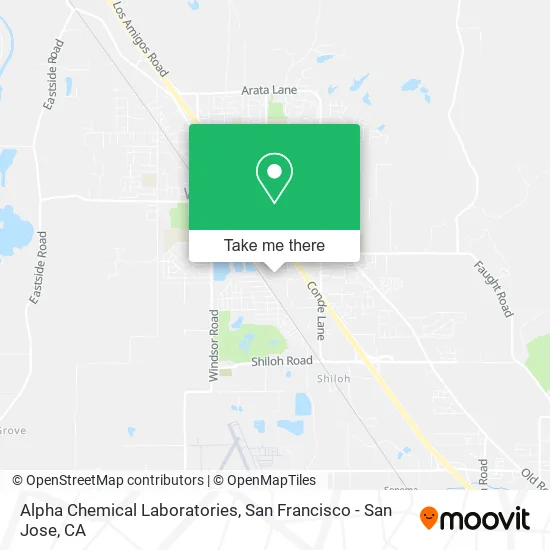 Mapa de Alpha Chemical Laboratories
