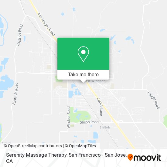 Serenity Massage Therapy map