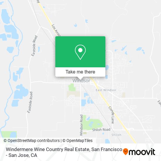 Windermere Wine Country Real Estate map