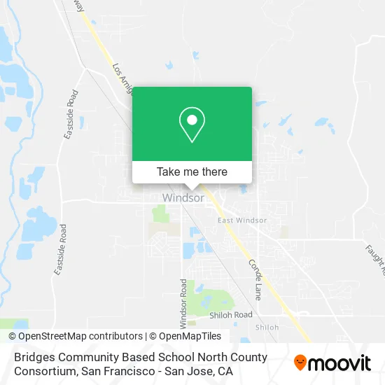 Mapa de Bridges Community Based School North County Consortium