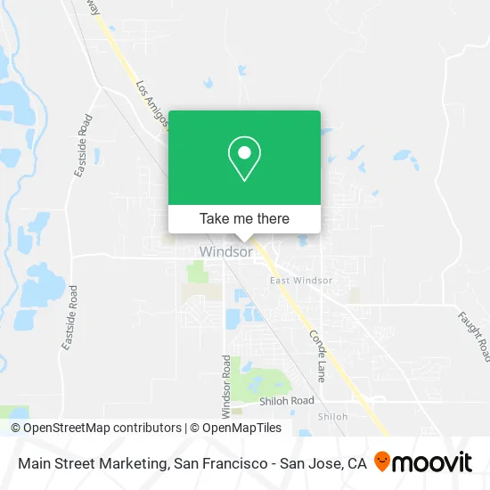 Main Street Marketing map